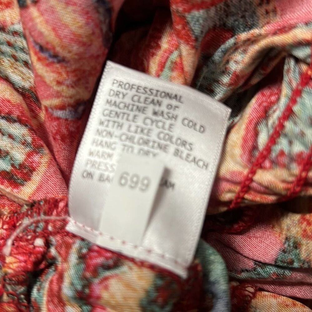 RACHEL ZOE TROPICAL SUMMER VACATION BLOUSE‎ SIZE 1X - Picture 5 of 5